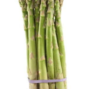 Bunch of fresh green asparagus spears